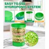 HK Stackable Seed Sprouting Kit, 4-Tier Microgreens Growing Kit with