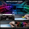 Acrylic Interior Car LED Strip Light with Wireless APP, RGB