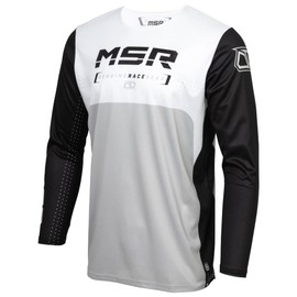 MSR Axxis Range Dirt Bike, Motocross Jersey XXXXX-Large Black/Grey/White