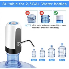 Generic Automatic water Dispenser USB Rechargeable USA SELLER