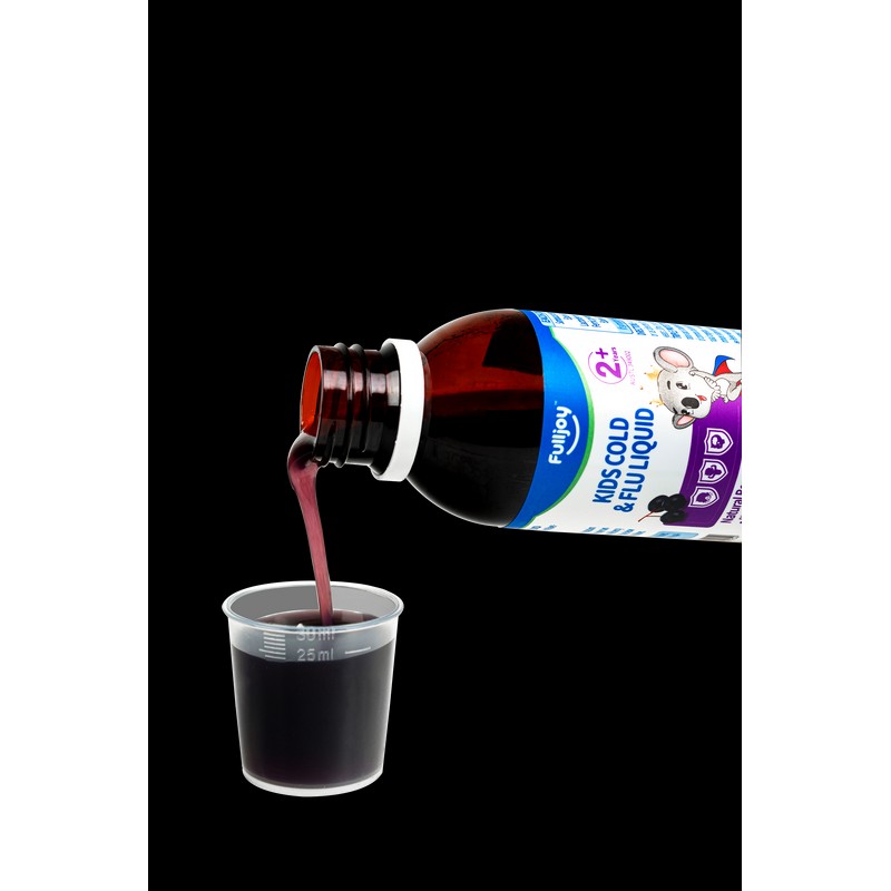Fulljoy Kids 2+ Years Cold & FLu Natural Berry Flavour