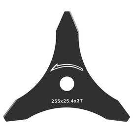 10 Inch x 3T Teeth Steel Brush Cutter, Trimmer, Weed Eater Sting Trimmer Blade 3 Tooth Replacement