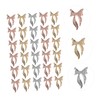 SAFIGLE 1Bag Bowknot Nail Charms Elegant Alloy Nail Studs for