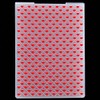 KWELLAM Heart Grid Love Background Plastic Embossing Folders for Card