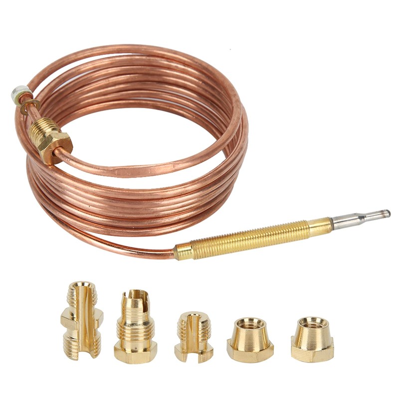 HERCHR 59inch Gas Thermocouple, Gas Stove Universal Thermocouple Fireplace Replacement