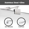 Shower Door Bar Support Rod, 27-47 Inch Adjustable Length, for