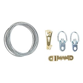 National Hardware N260-399 Picture Hanging Kit, Brass