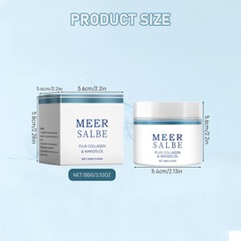 100 g Sea Ointment, Sea Ointment for Nails, Moisturising Face Sea Cream, Active Sea Ointment Against Hands and Nails, Sea Ointment Plus for Grater and Dry Skin