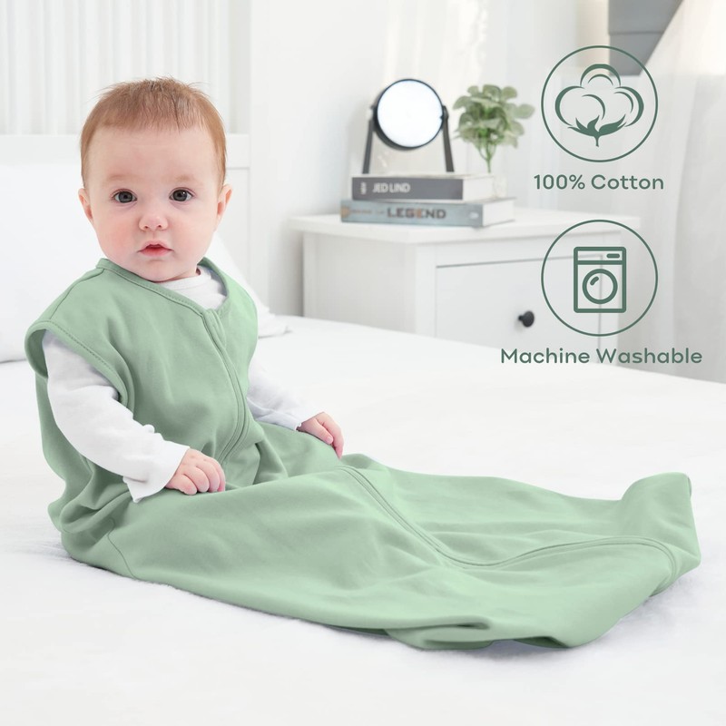 Yoofoss Baby Sleep Sack 18-24 Months 100% Cotton Baby Wearable