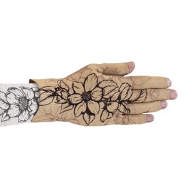 Lymphedivas Carolina Beige Medical Graduated Compression Glove for Lymphedema (30-40 mmHg Large)