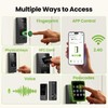 GHome Smart Fingerprint Door Lock with WiFi – 6-in-1 Keyless