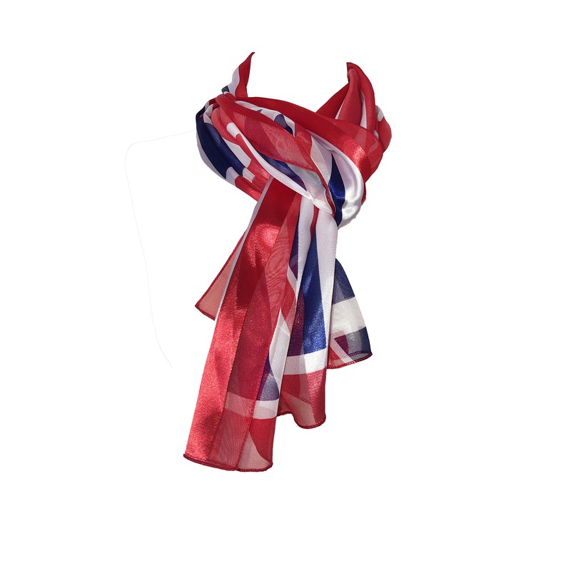Pamper Yourself Now Union jack scarf thin pretty scarf great