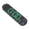 Digital Wall Clock Large Display with Remote Control Auto Brightness