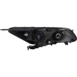 CarLights360: For 2013 2014 2015 HONDA ACCORD Headlight Assembly Driver Side EX/EX-L/LX/Sport Models Sedan w/Bulbs Black Housing DOT Certified Replacement For HO2502151 | 33150-T2A-A01