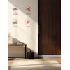 SUNMON Silicone Door Draft Stopper, 39in Upgraded Door Slide-On Under
