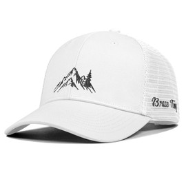 Brace Tang Mountain Trucker Hat for Men Women, Outdoor Gifts Cap for Summer Winter
