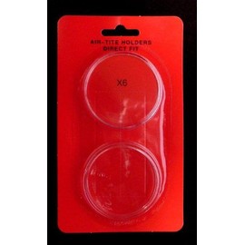 Air-Tite Direct Fit "X6" Coin Holder for 2oz. ROUNDS