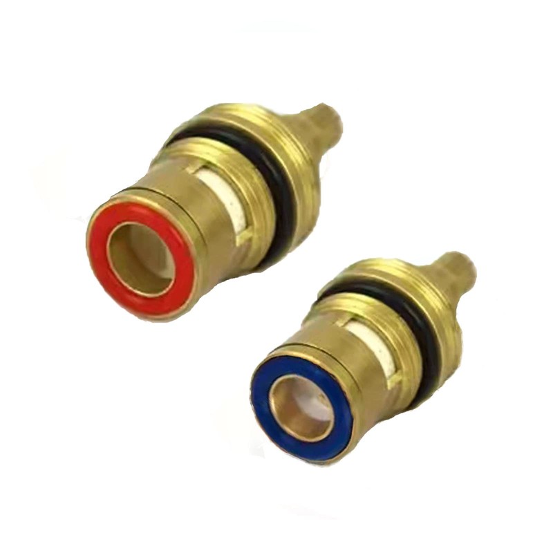 Faucet Valves, Brass Ceramic Stem Disc Cartridge Replacement Quarter Turn