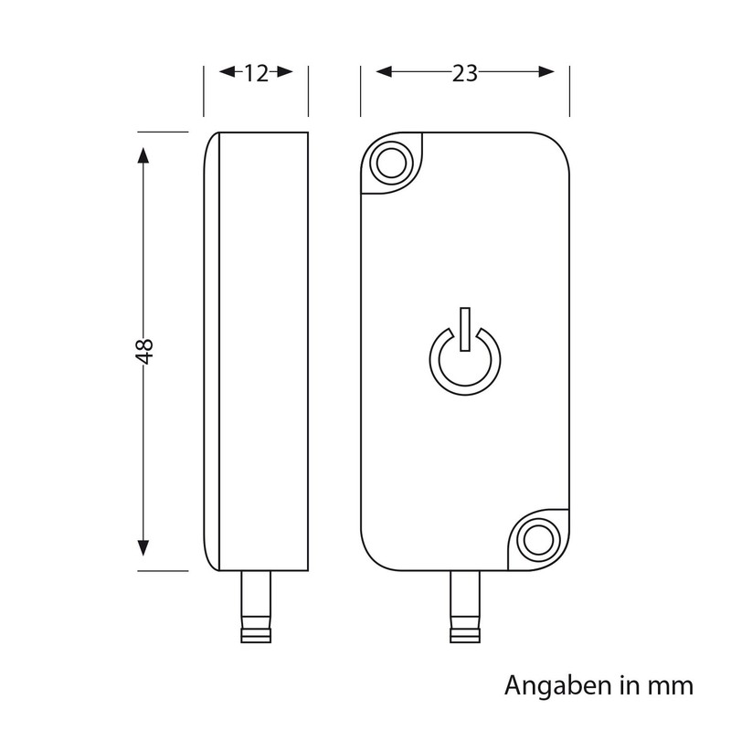 ledscom.de Touch Dimmer for ATOM Plug-In System White
