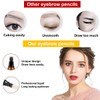 AWCCXMYM 3PCS Light Brown Eyebrow Pencils for Women Waterproof Long-Lasting