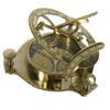 Nautical Captain Brass Sundial Compass Solid Brass Compass