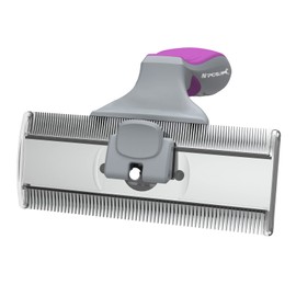 PCS Hair Brush, Effectively Reduces Shedding by up to 95%, Dual Edge Design with Heavy Duty Stainless Steel Hair Removal Tool, Suitable for Cats, Dogs, Horses etc.