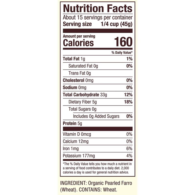 Bob's Red Mill Organic Farro Grain, 24oz (Pack of 1)