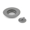 Core Kitchen Essential Sink Strainer with Stopper 5" Diameter -