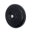 Modern Living Round Wireless Doorbell in Black Ash and Black