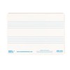 A4 Mini Dry-Wipe Music whiteboard with 2 pre-Printed Staves