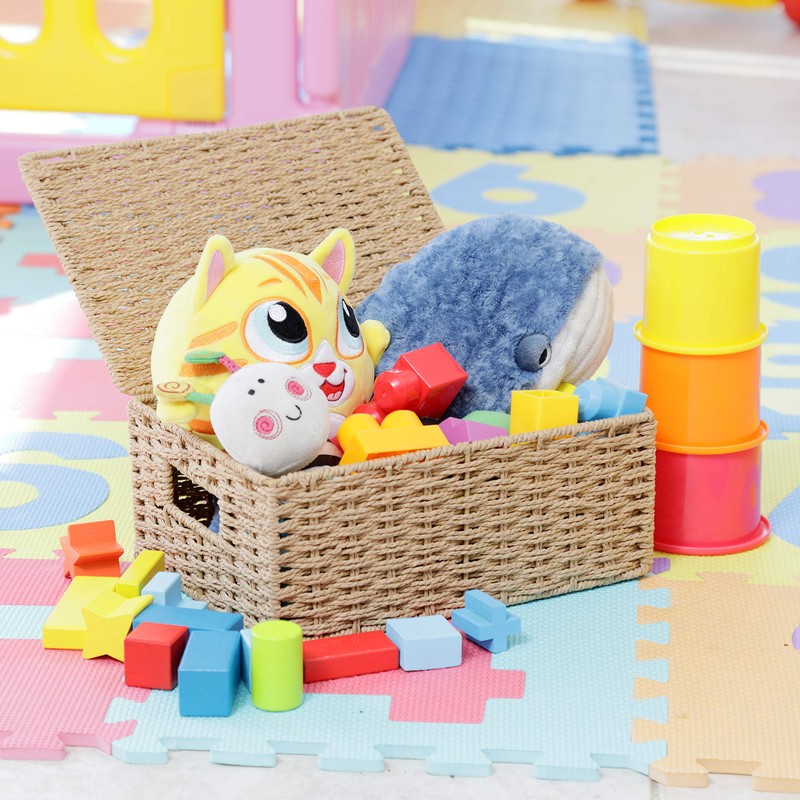 ARPAN STORAGE BASKET BOX WITH LID MEDIUM