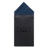DQT Mens Plain Satin Pre-Folded One Peak Pocket Square Handkerchief