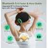 LC-dolida Bamboo Cotton Weighted Bluetooth Sleep Masks, 3D Weighted Sleep