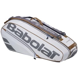 Babolat Pure Wimbledon Racquet Holder x6 Tennis Bag (White)