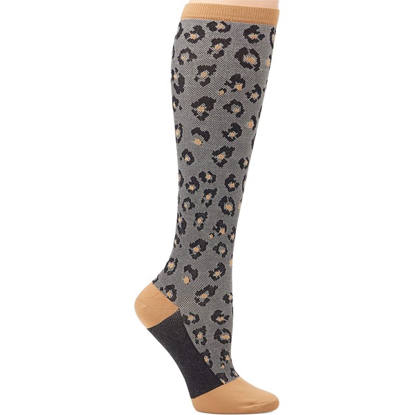 Nurse Mates Compression Socks 12-14 mmHg (Grey Leopard)