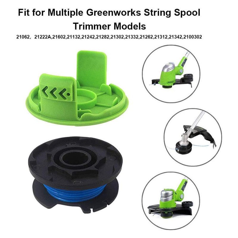 THTEN 29252 29092 Weed Eater Spools Replacement for Greenworks 21302