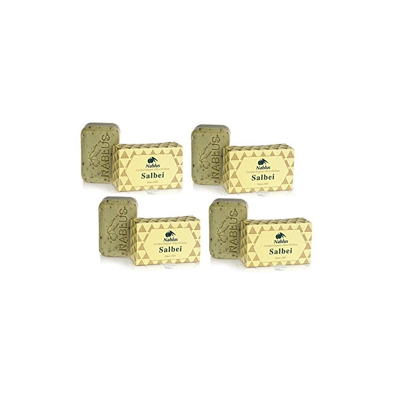 Natural Soap Sage 4x 100g in 1 Set