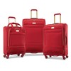 American Tourister Belle Voyage Softside Luggage with Spinner Wheels, Red,