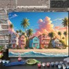 Lovepefe Romantic Beach Paint by Numbers Kit for Adults Beginners