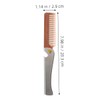 FOMIYES Portable Folding Comb for Men Multi-purpose Shaving Brush and