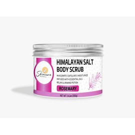 Skincare Sunday Himalayan Salt Body Scrub | Invigorate | Exfoliate | Moisturize - relax & uniwnd potion (ROSEMARY)
