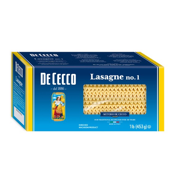 DeCecco Specialty Pasta, Lasagna Larga, 16 oz