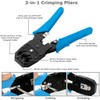 RJ45 Network Tester + 3-in-1 Cable Crimper + Stripper CAT5e/CAT6