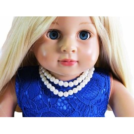 Unbranded Pearl Necklace Jewelry designed for the 18" American Girl Size Doll