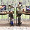 SHW 46-Inch Home Office Mission Computer Desk with Side Shelf