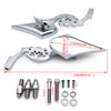 SMT-CHROME Billet Skull Blade Mirror Compatible With Harley Electra Heritage