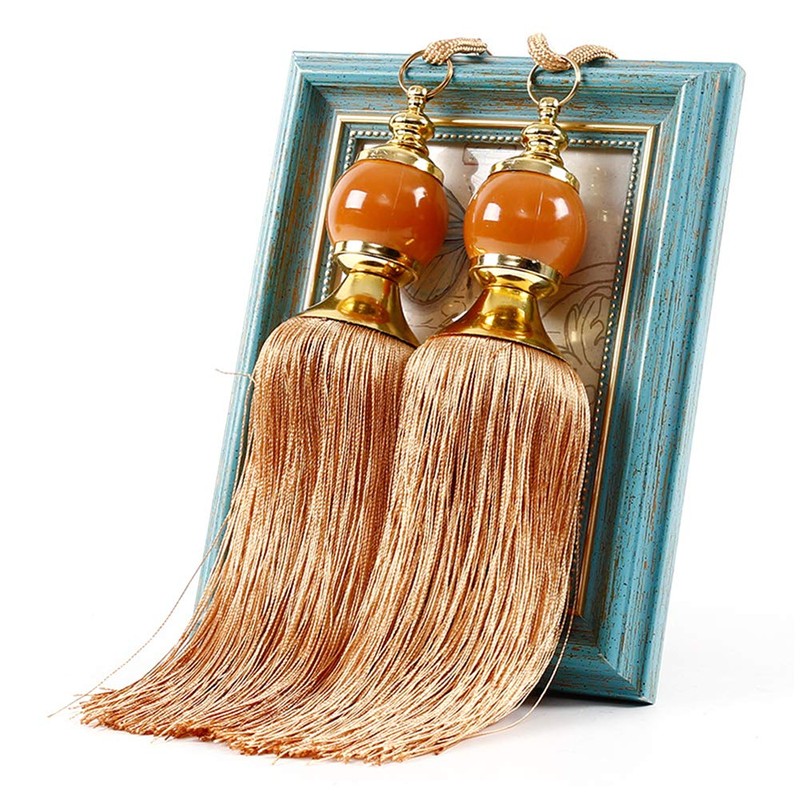 1 Pair Curtain Hold Backs Rope Tie Backs Tassel Tie