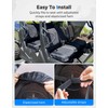 KEMIMOTO Seat Cover Water-Resistant Front and Rear Kits Compatible with