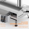 12” Portable Wood Fired Pizza Oven - Stainless Steel Pellet