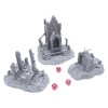 Hallowed Mausoleums by Printable Scenery, 3D Printed Tabletop RPG Scenery